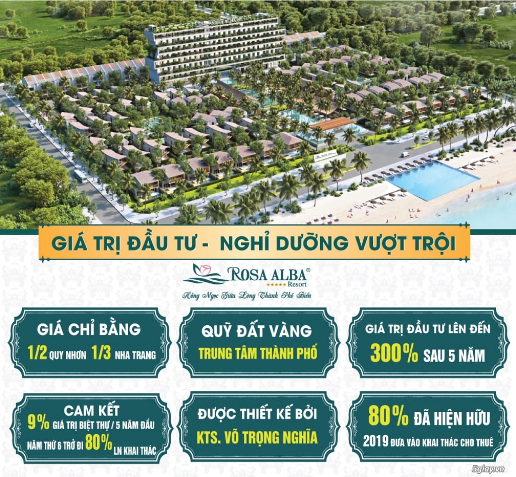 Rosa Alba Resort Phú Yên chỉ còn 5 suất nội bộ. mua ngay thôi - 2