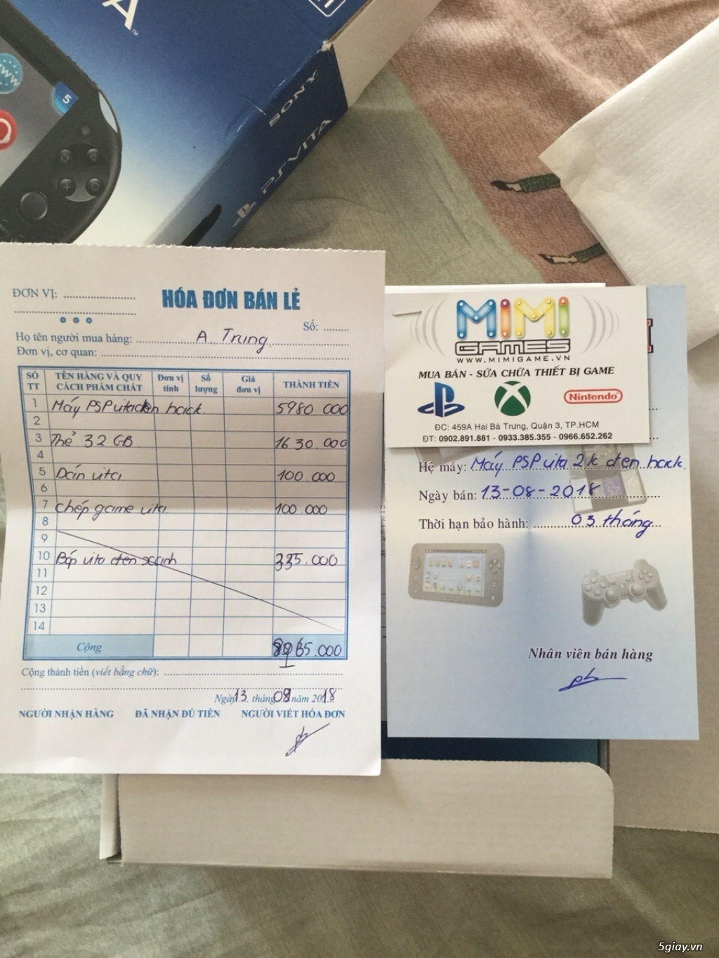 May game psvita 2000 fullbox the 32 gb