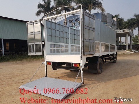 xe tải isuzu 7.5 tấn mui bạt bửng nâng - xe tải isuzu vĩnh phát - 1