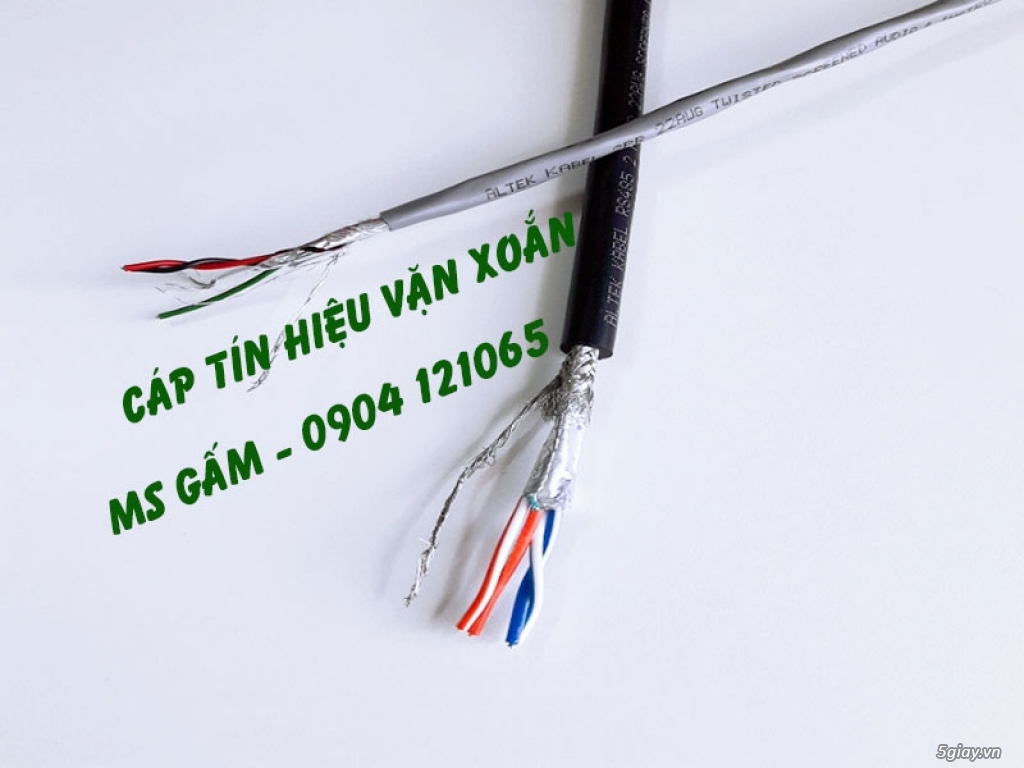 Cáp tín hiệu âm thanh vặn xoắn, cáp tín hiệu vặn xoắn altek kabel - 1