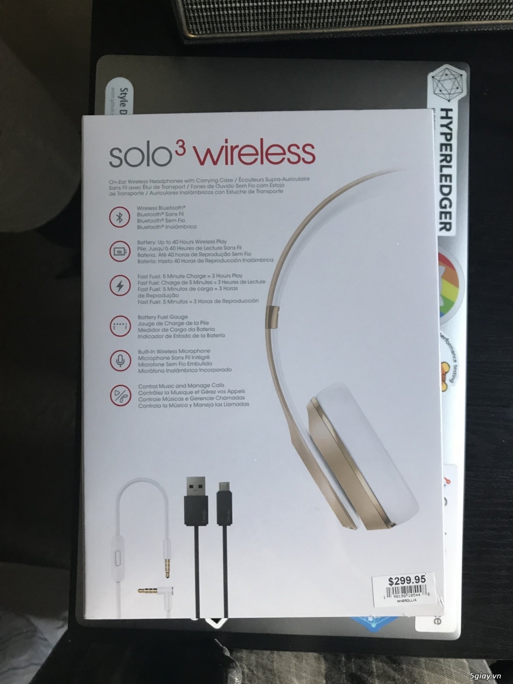 Beats Solo 3 Wireless Gold chính hãng giá cực tốt - 2