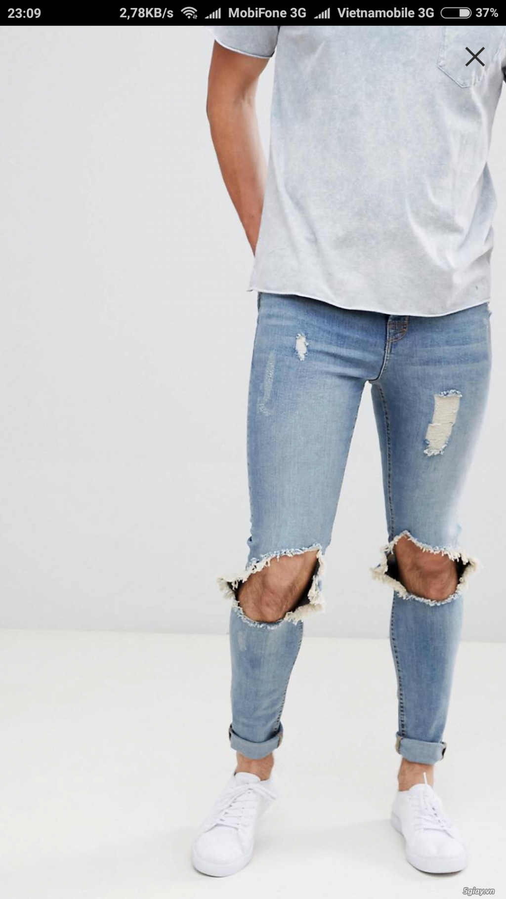 Quần jean Hoxton Denim Asos - 4