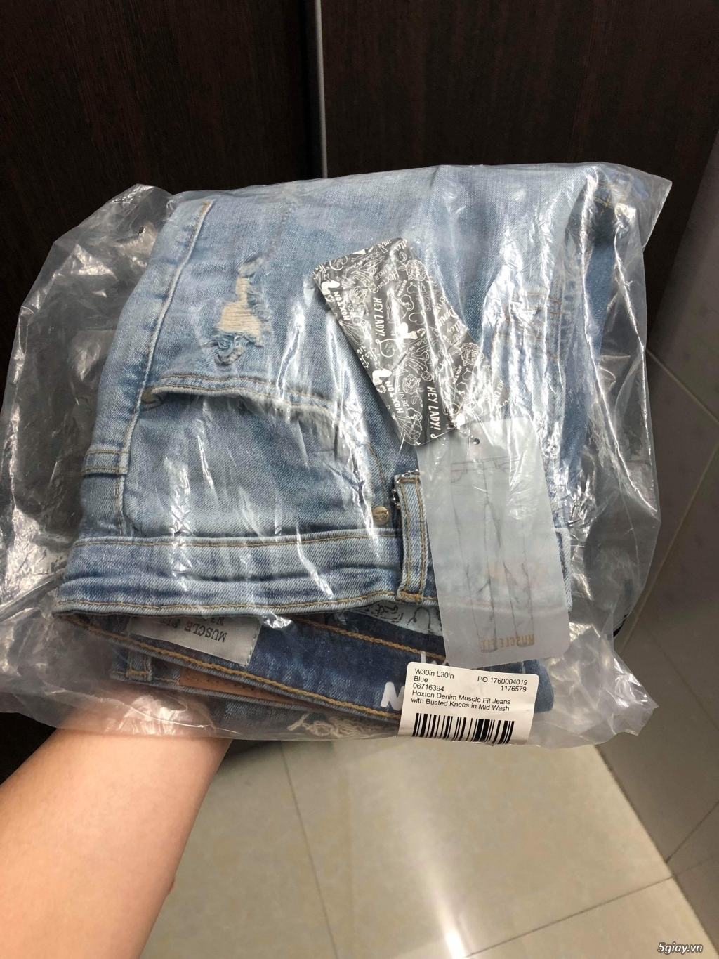 Quần jean Hoxton Denim Asos