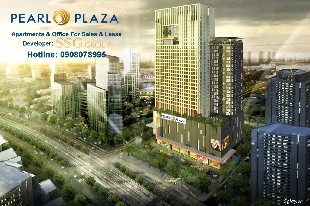 PKD CĐT bán CH Pearl Plaza 92 m2, căn góc, tầng cao, view sông Sài Gòn