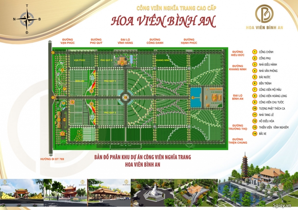 [Bán] Đất Nghĩa Trang Cao Cấp Hoa Viên Bình An Chỉ Từ 57tr Huyệt Đơn.