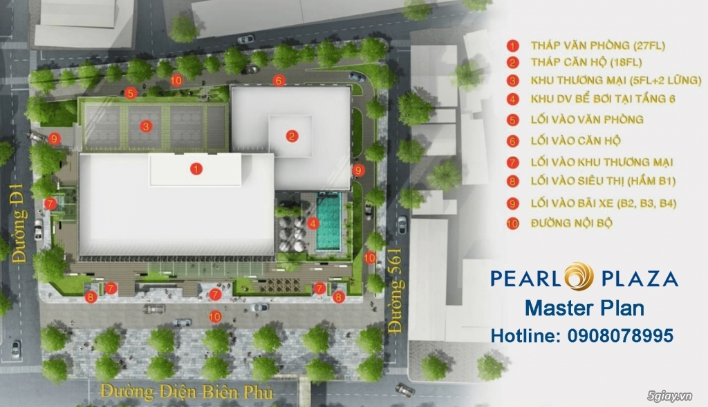 PKD CĐT bán CH Pearl Plaza 92 m2, căn góc, tầng cao, view sông Sài Gòn - 2