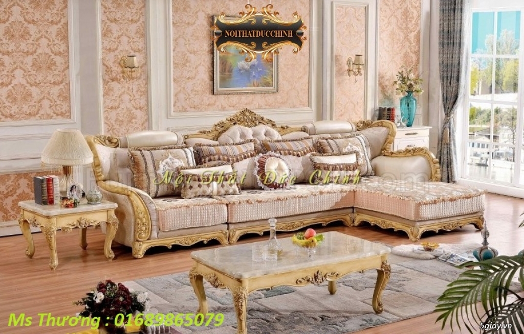 Sofa cổ điển Châu Âu , sofa tân cổ điển giá rẻ tại xưởng - 6