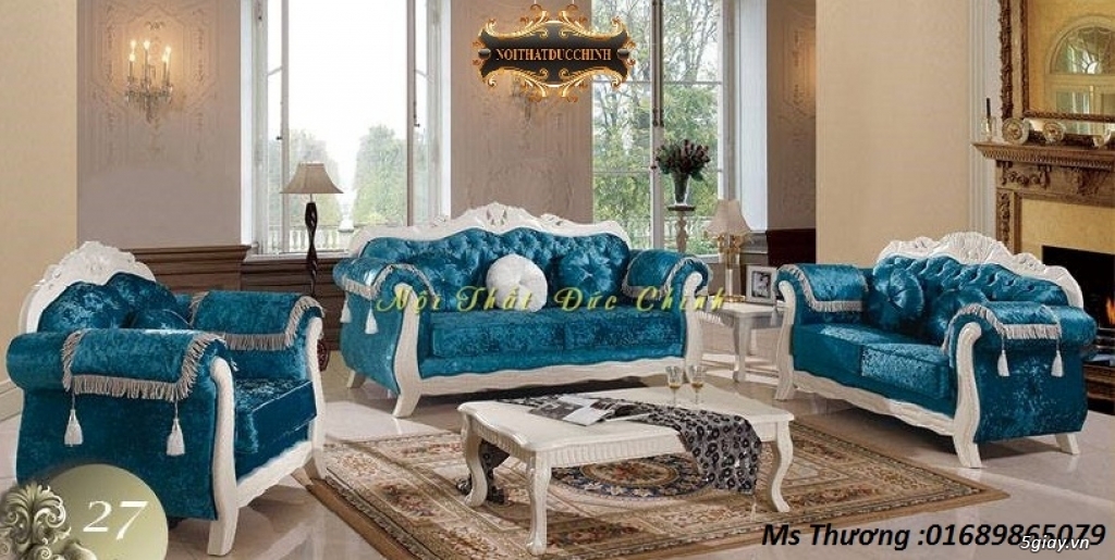 Sofa cổ điển Châu Âu , sofa tân cổ điển giá rẻ tại xưởng