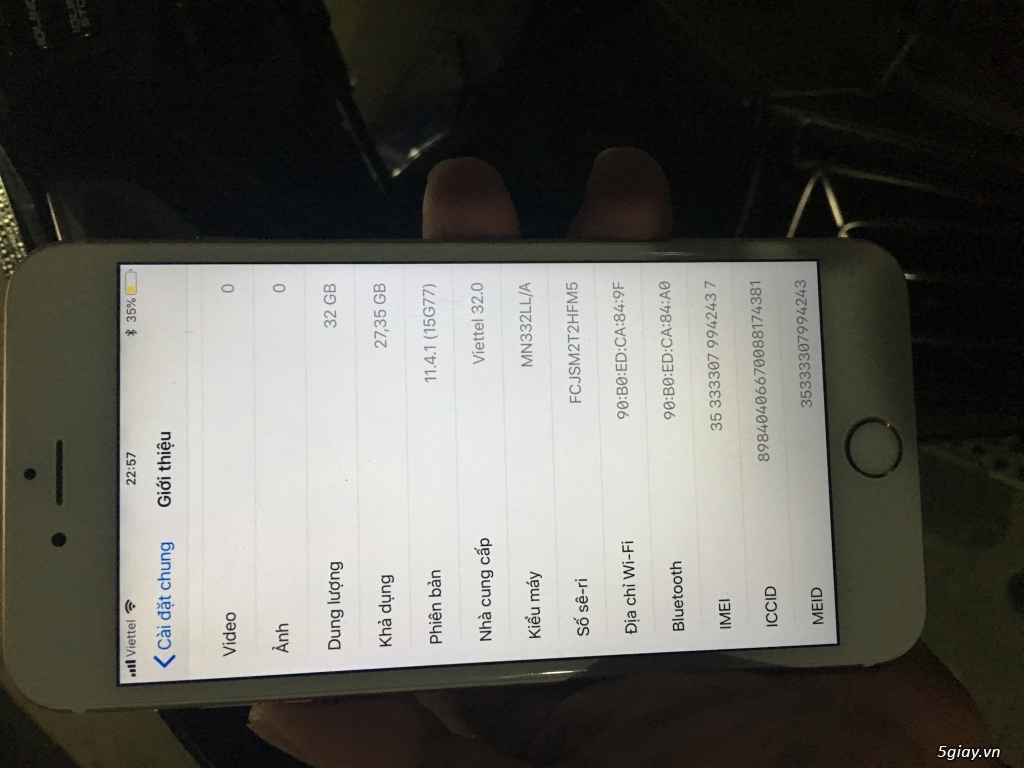 Bán iPhone 6s plus quốc tế 32g zin alll - 4