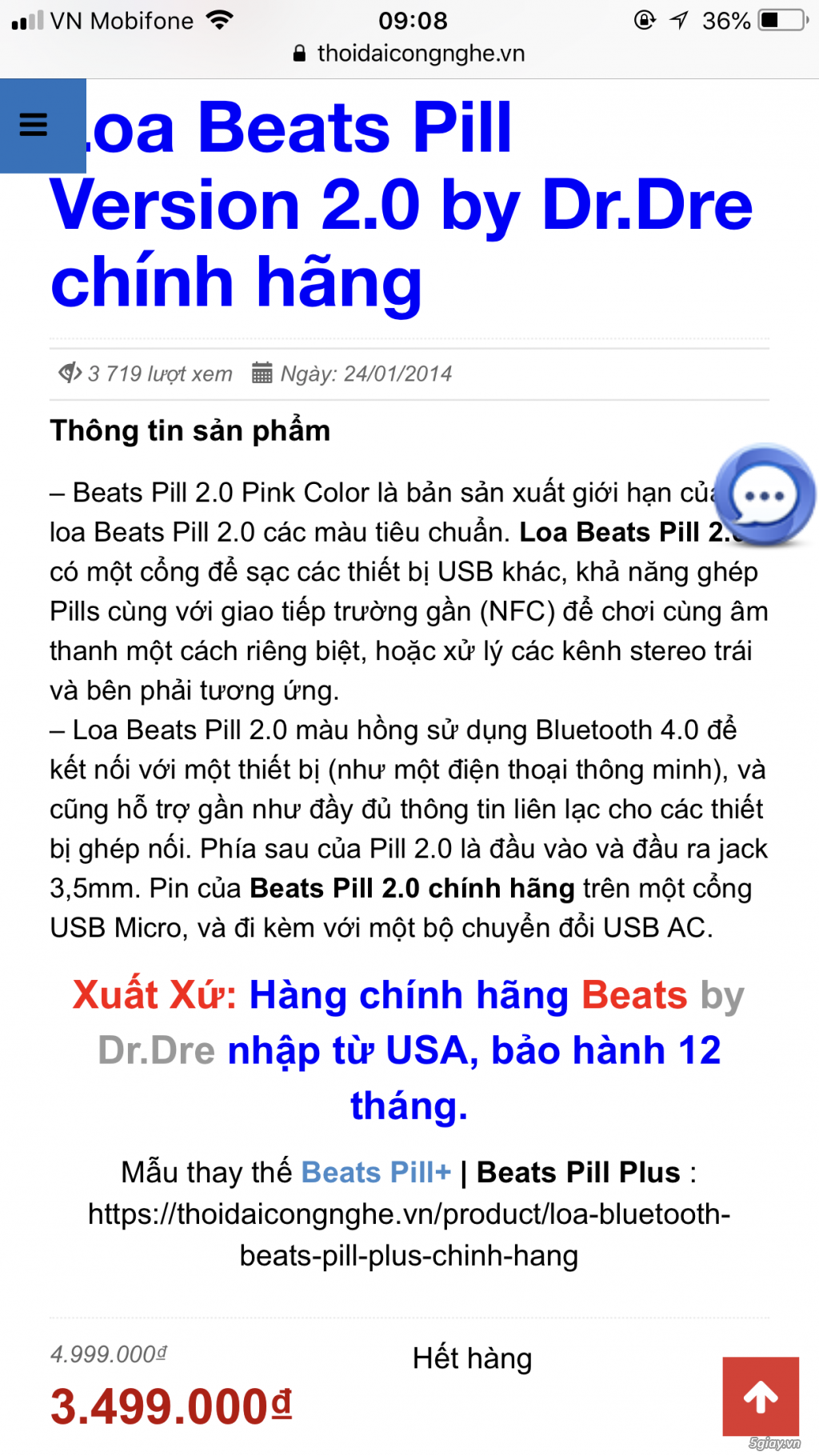 Loa beat pill 2.0 mới 99%