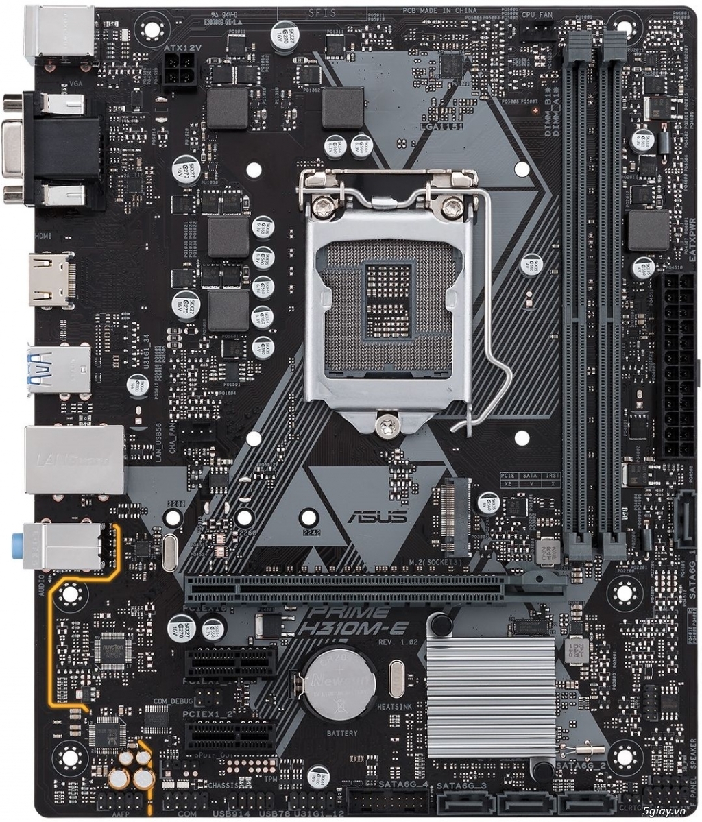 Combo G5400 3.7ghz + Asus H310M-E (có NVME) BH 36T