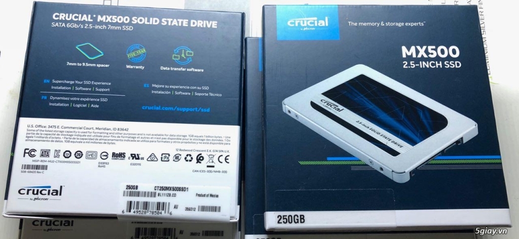 SSD Crucial MX500 3D NAND SATA III 2.5 inch 250GB
