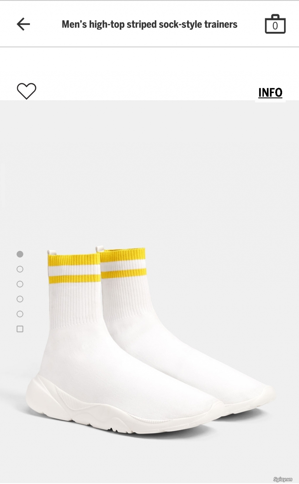 Giày Bershka Men's High Top Authentic