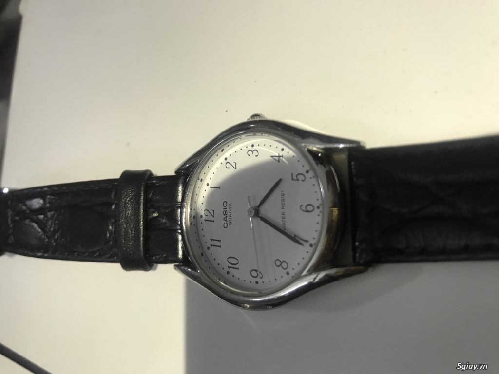 đồng hồ casio chính hãng 95% dây da