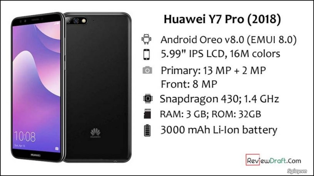 Huawei Y7 Pro (2018) giá tốt nhất
