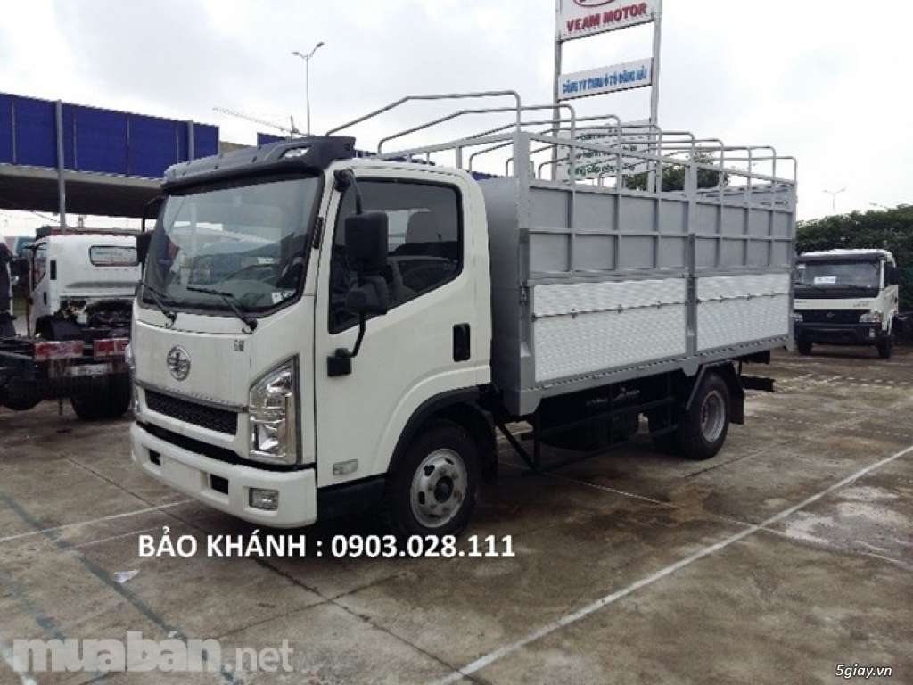 Xe tải faw 7,25 tấn,thùng 6,27m cabin isuzu mới nhất, giá rẻ - 3