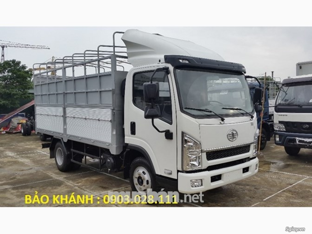 Xe tải faw 7,25 tấn,thùng 6,27m cabin isuzu mới nhất, giá rẻ - 2