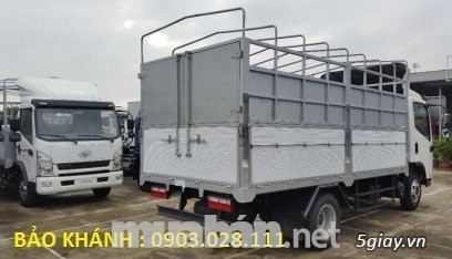 Xe tải faw 7,25 tấn,thùng 6,27m cabin isuzu mới nhất, giá rẻ