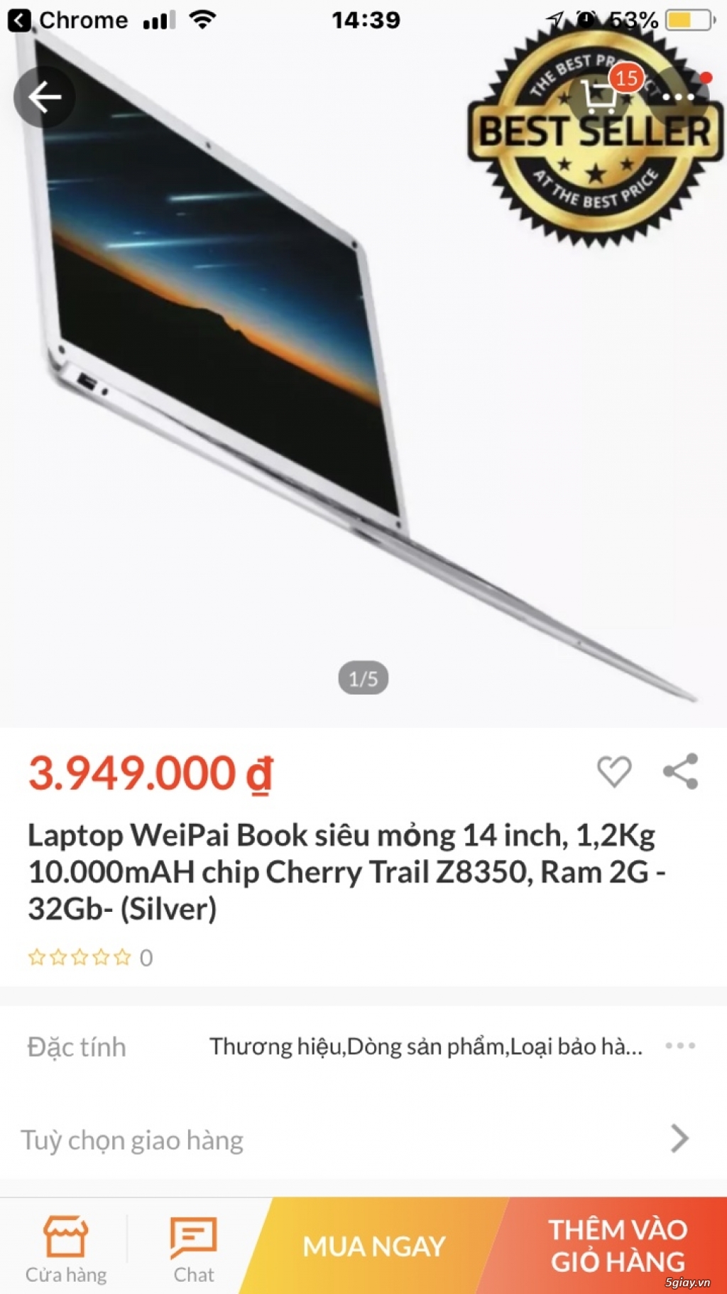 Cần bán Laptop WeiPai Book siêu mỏng 14 inch, 1,2Kg 10.000mAH - 2