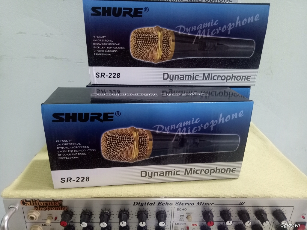 Micro karaoke hiệu Shure SR-228 !!! - 3