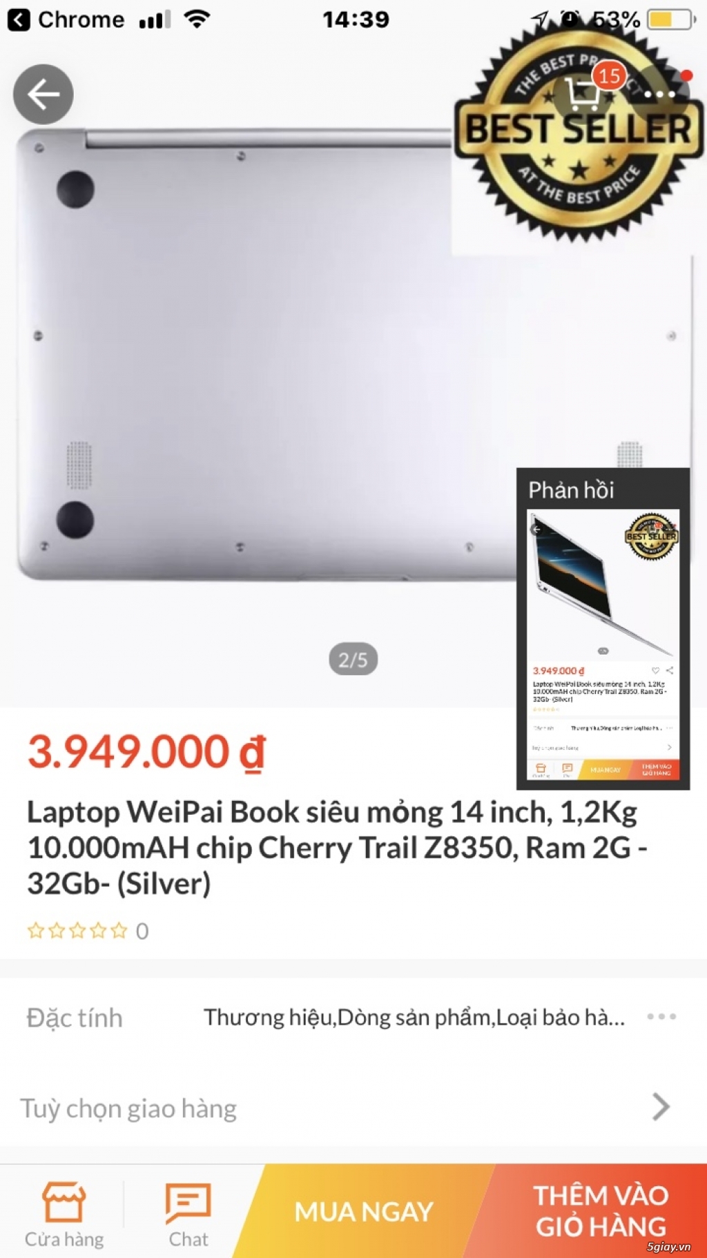Cần bán Laptop WeiPai Book siêu mỏng 14 inch, 1,2Kg 10.000mAH - 1