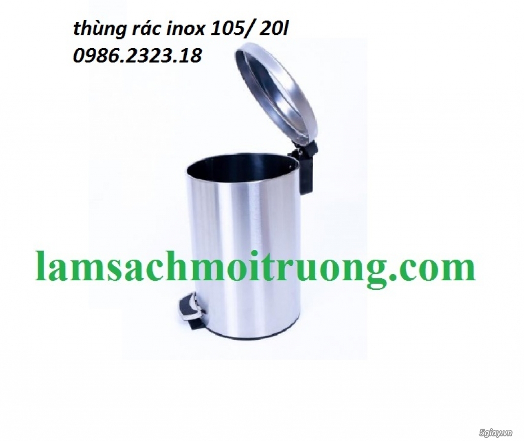 THÙNG RÁC INOX - 1