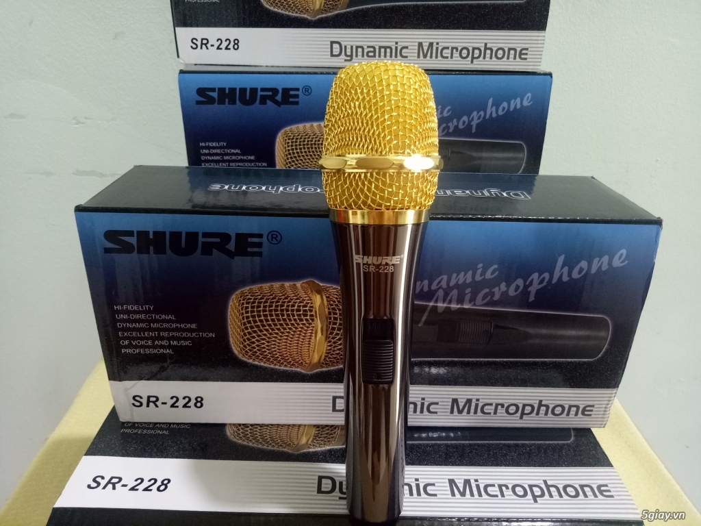 Micro karaoke hiệu Shure SR-228 !!!