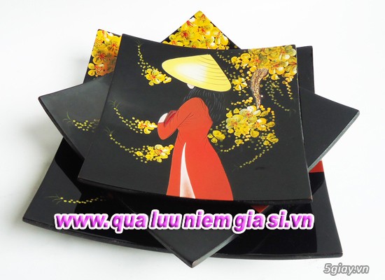 Chuyên sỉ giá rẻ quà tặng mỹ nghệ - túi vẽ handmade - nón lá - quà lưu - 10