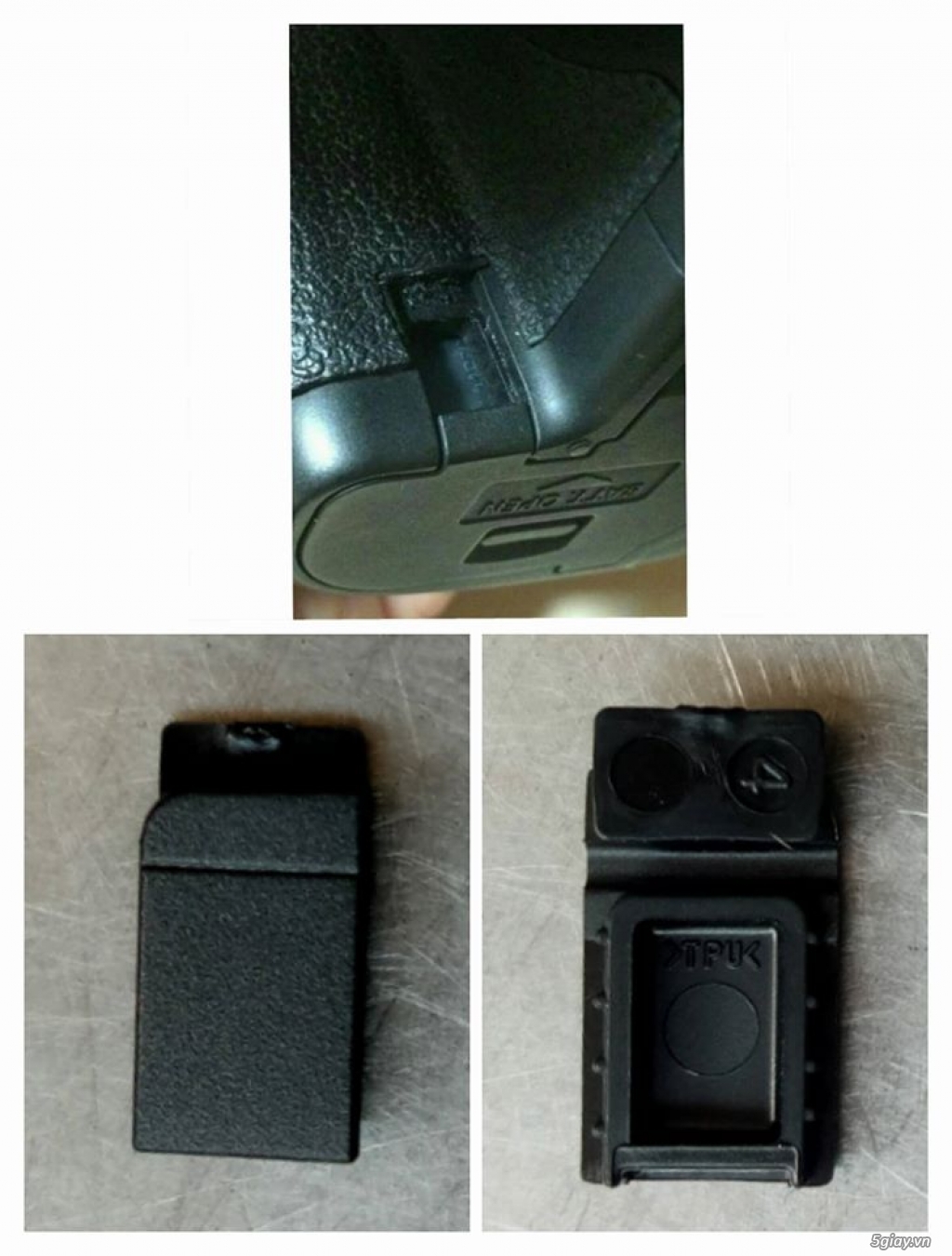 Cao su nắp pin cho body canon các loại