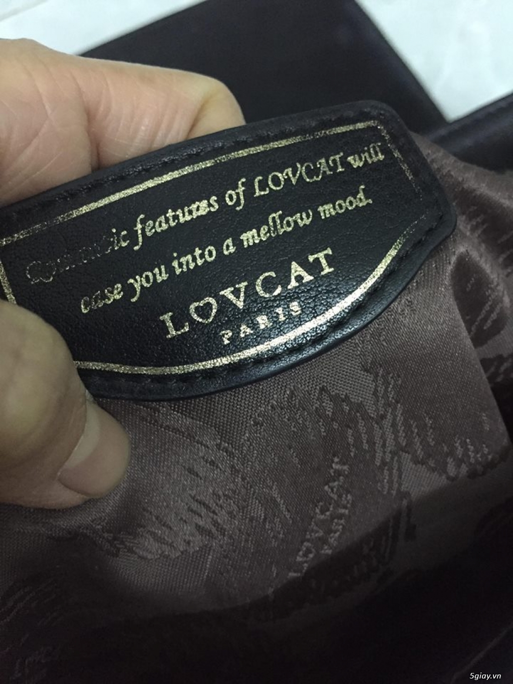 Thanh lý túi xách hiệu Lovcat của Paris da thật 100%, còn mới - 11