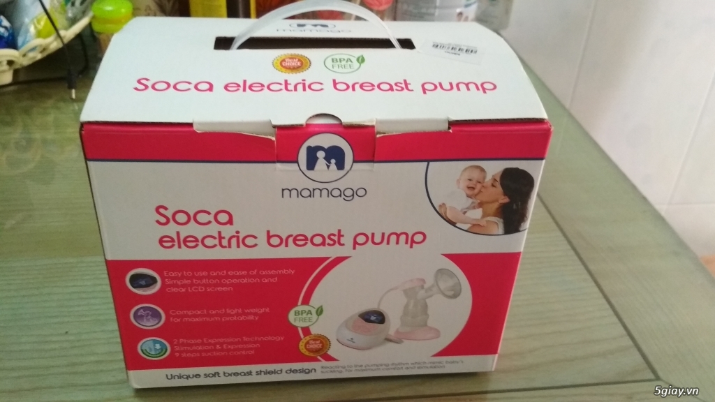 (Hot) Thanh lý máy Kích, hút sữa Mamago - Tặng máy Hâm sữa Fatz - 6