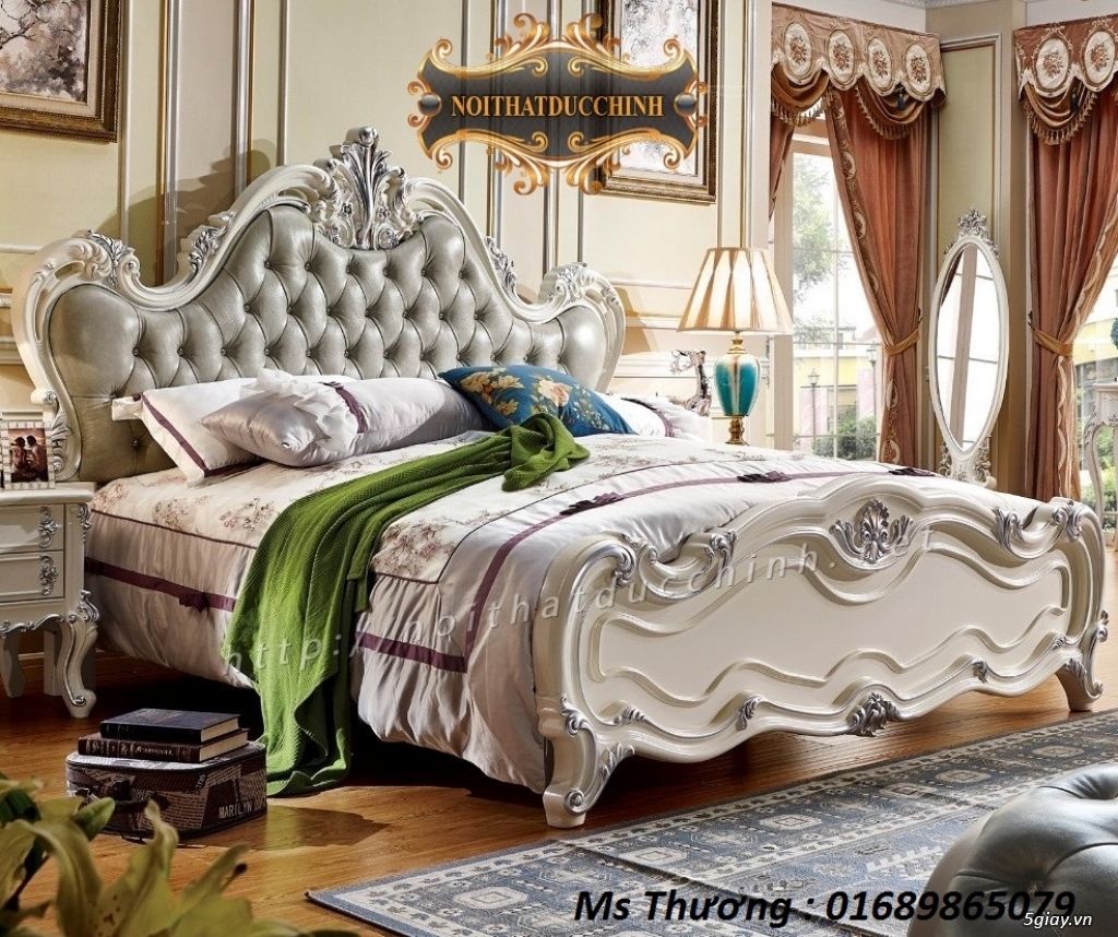 Giường ngủ cổ điển Châu Âu giá rẻ tại Tphcm