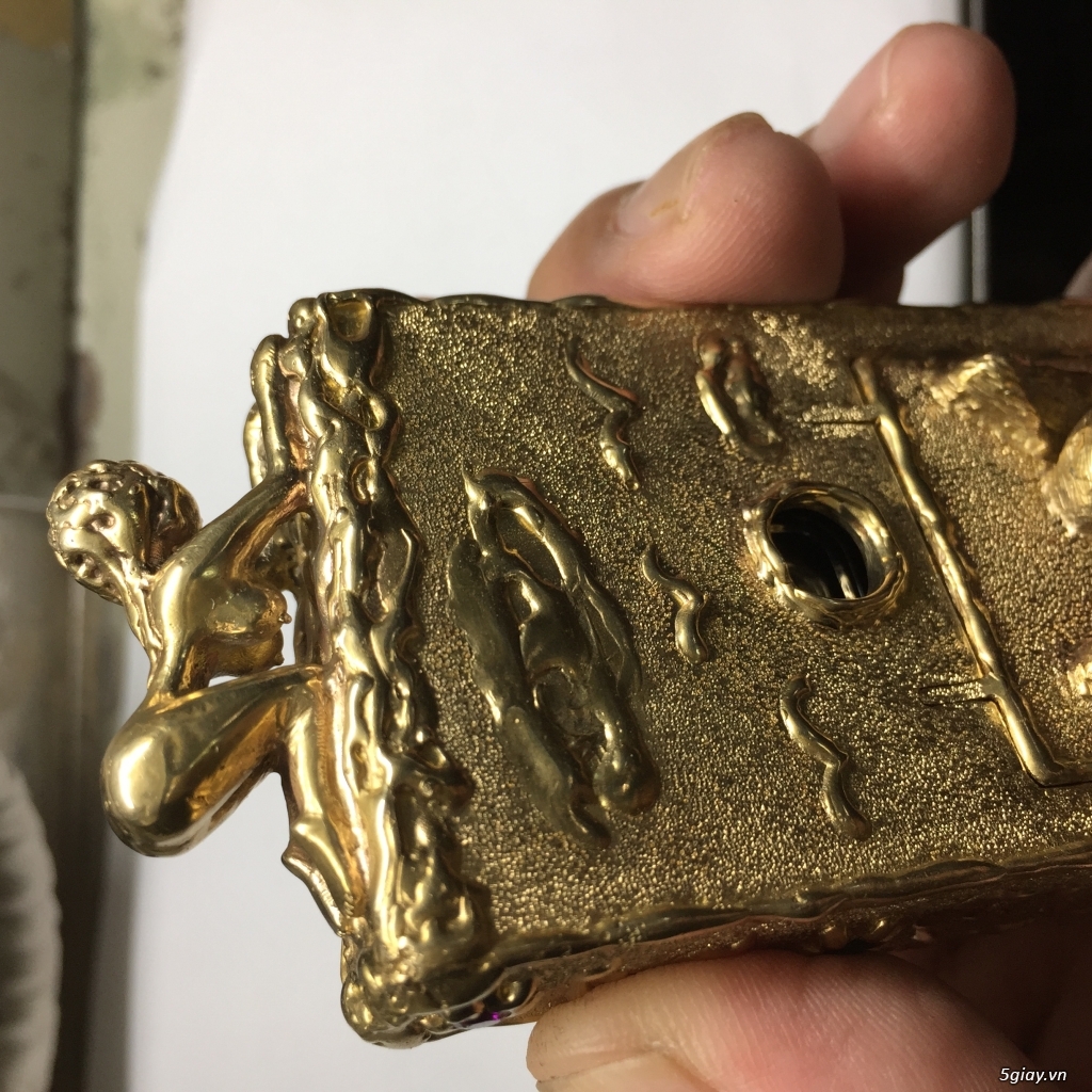 Cần bán nokia6300 vỏ đồng chạm khắc - 4