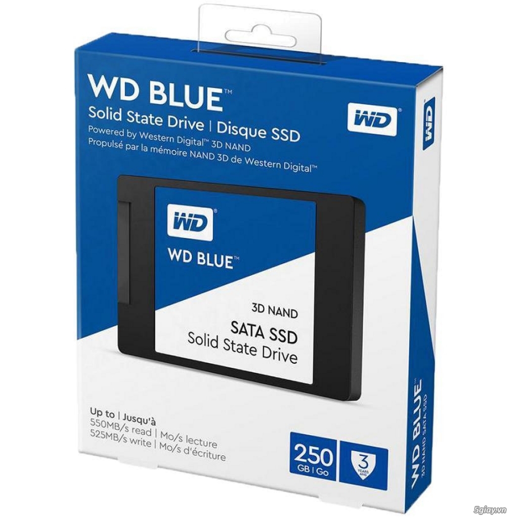 Ổ CỨNG SSD WD BLUE 250G ( CHUẨN M2 & 2.5IN) - 3