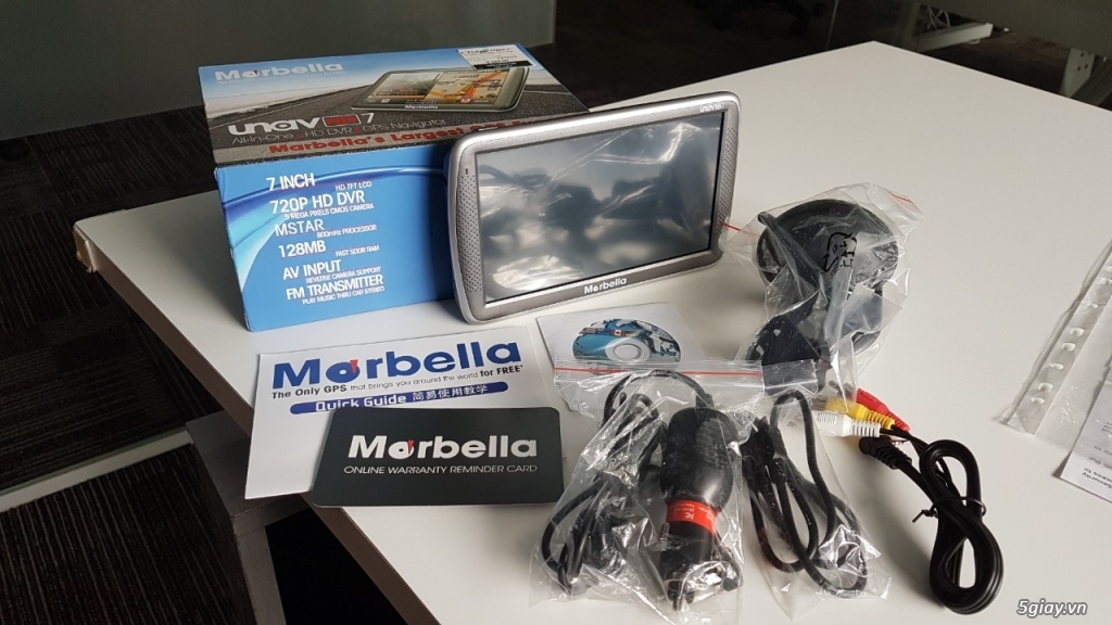 Cần bán máy GPS Marbella uNav HD7 mới full box - 1