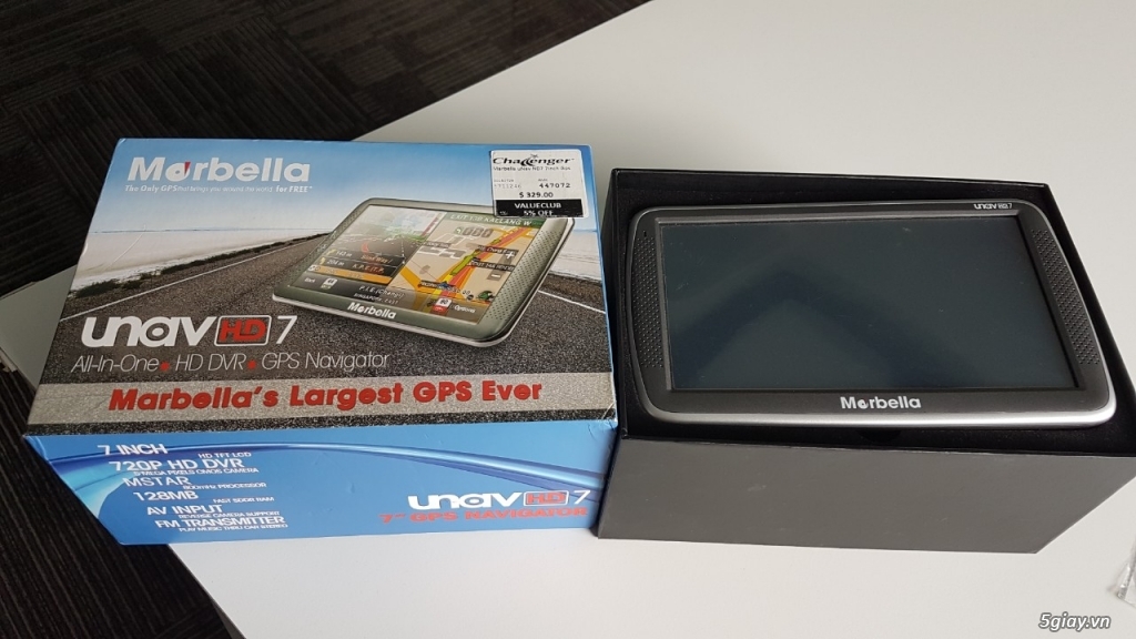 Cần bán máy GPS Marbella uNav HD7 mới full box - 2
