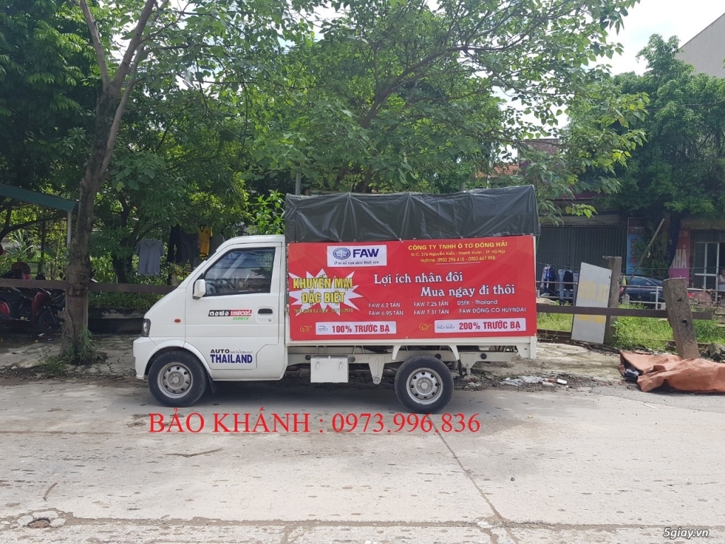 Xe tải Dongfeng Thái Lan DFSK 860kg thùng mui bạt giá rẻ - 1
