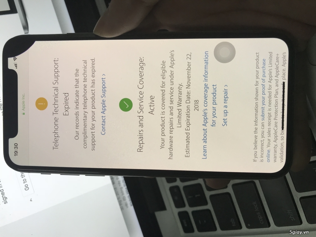 iPhone x quốc tế hư face id - 2