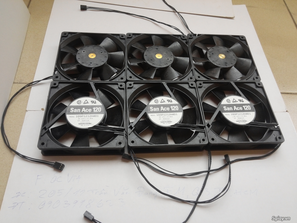 Hub Fan PWM, Backplate AMD 115x,775,1366clip 2011 gông, Ốc Đồ Mod Case - 34