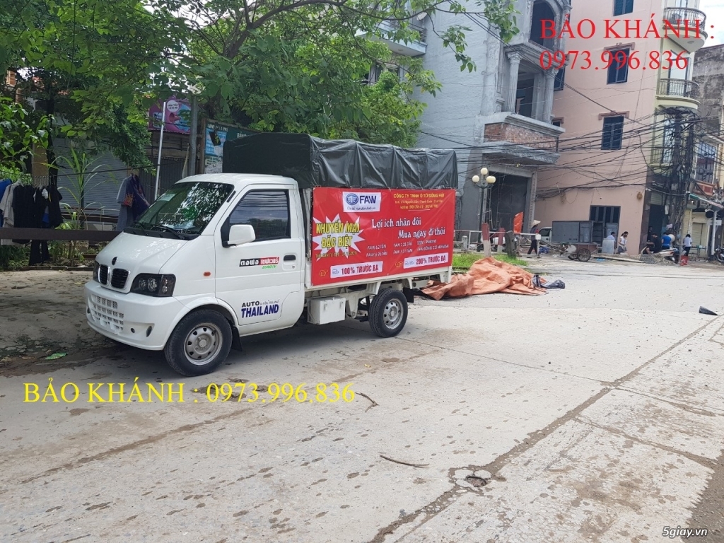 Xe tải Dongfeng Thái Lan DFSK 860kg thùng mui bạt giá rẻ