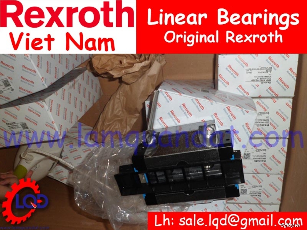 Vòng bi trượt Rexroth, con trượt Rexroth, bạc đạn trượt Rexroth, thanh - 16