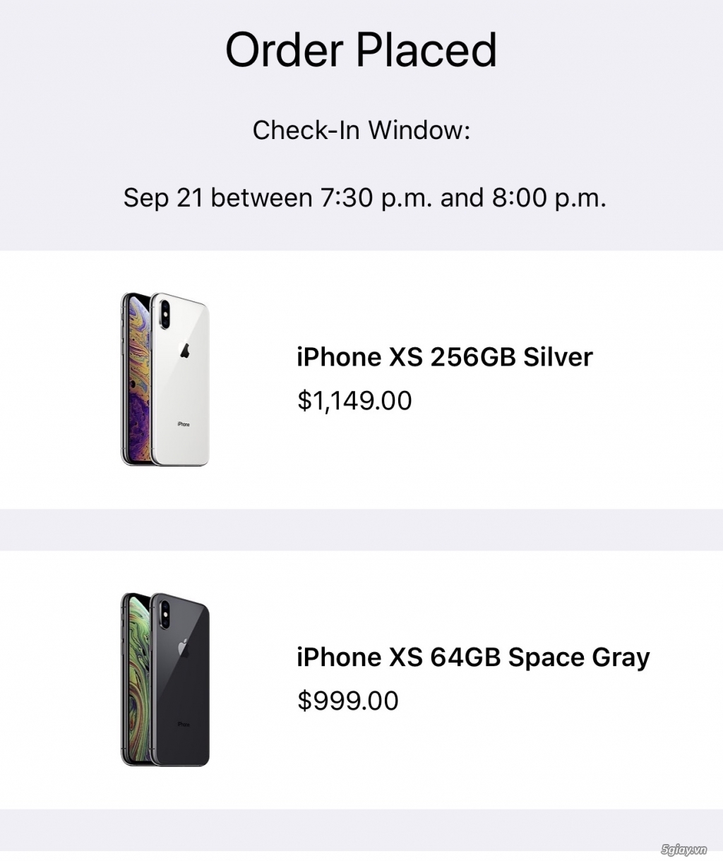 Nhận Order iPhone Xs Mỹ. Giá Tốt nhất thị trường - 5