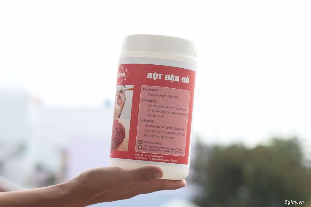 Tinh bột nghệ, bột ngũ cốc tăng cân, bột trà xanh, bột đậu đỏ - 3