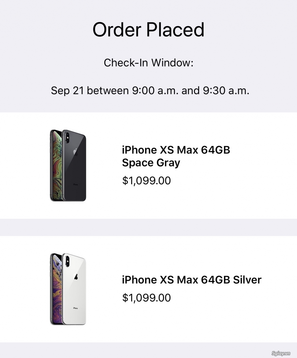 Nhận Order iPhone Xs Mỹ. Giá Tốt nhất thị trường - 3