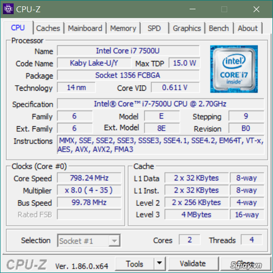 Cần bán: HCM - Laptop Asus UX430UA, i7-7500u, SSD 475GB - 4