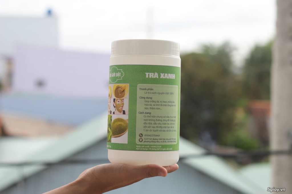 Tinh bột nghệ, bột ngũ cốc tăng cân, bột trà xanh, bột đậu đỏ - 2