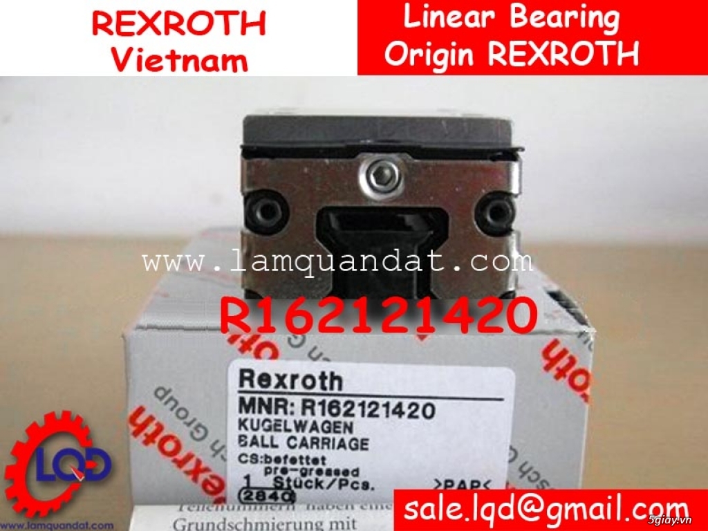 Vòng bi trượt Rexroth, con trượt Rexroth, bạc đạn trượt Rexroth, thanh