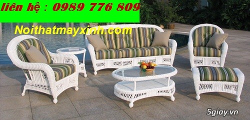 Sofa mây thật, mẫu bàn ghế mây đẹp để phòng khách - 14