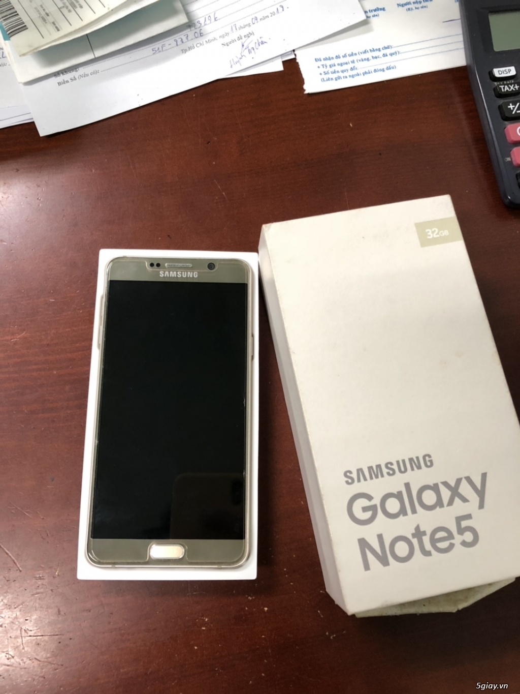 Cần bán Note 5 gold 32GB, 99%, zin chưa bung! - 2