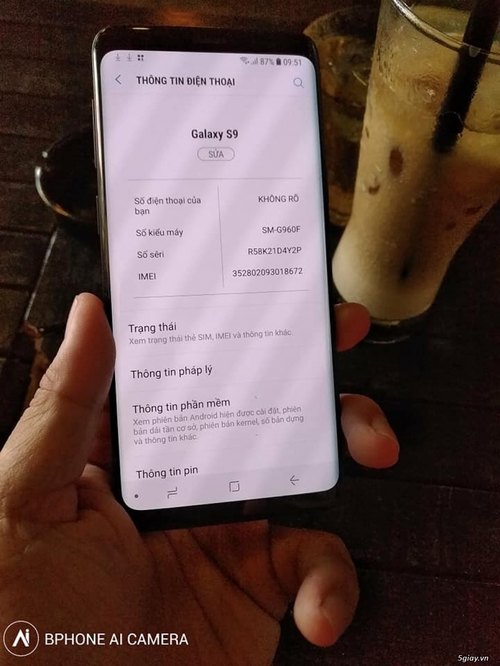 Cần Bán: Samsung S9 hàng xách tay 1 sim 99% Note8 Giá tốt - 2